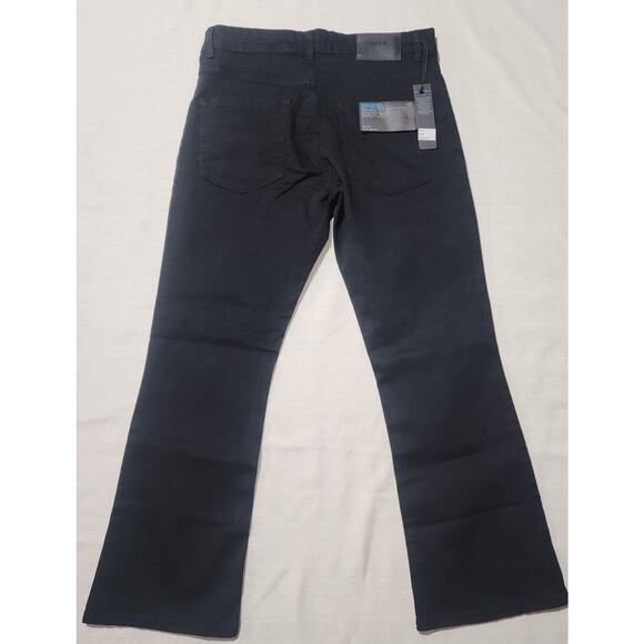 ENZO Bootcut Black Men's Dark Wash Jeans Style 989/UK.83 W34''L40'' - Picture 2 of 6